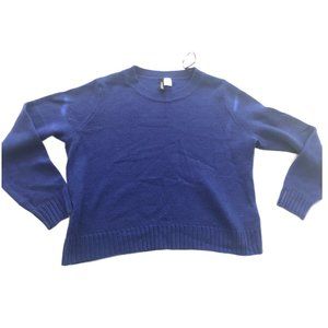 Divided H&M Royal Blue Crew Neck Sweater S